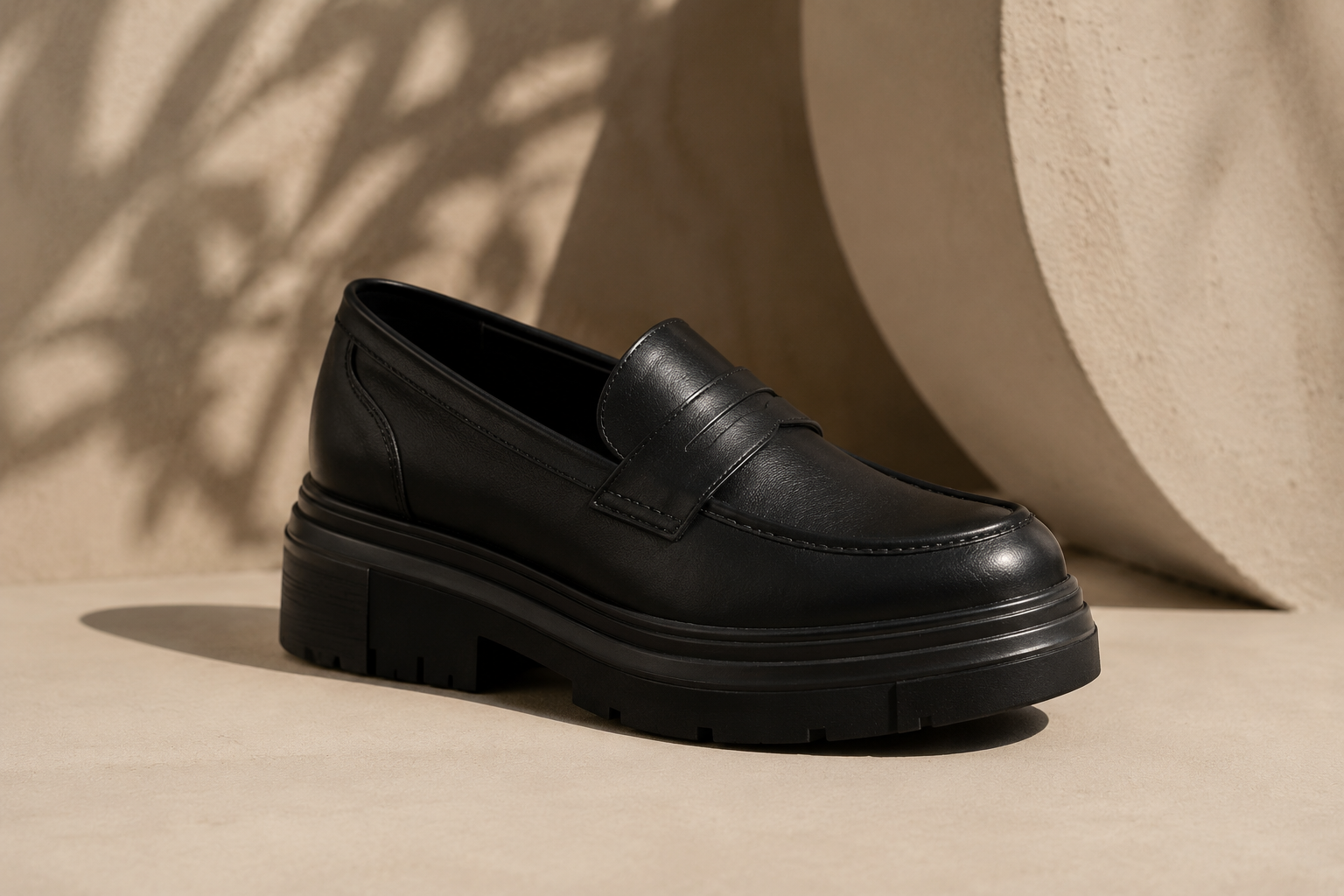 Classic Black Penny Loafer