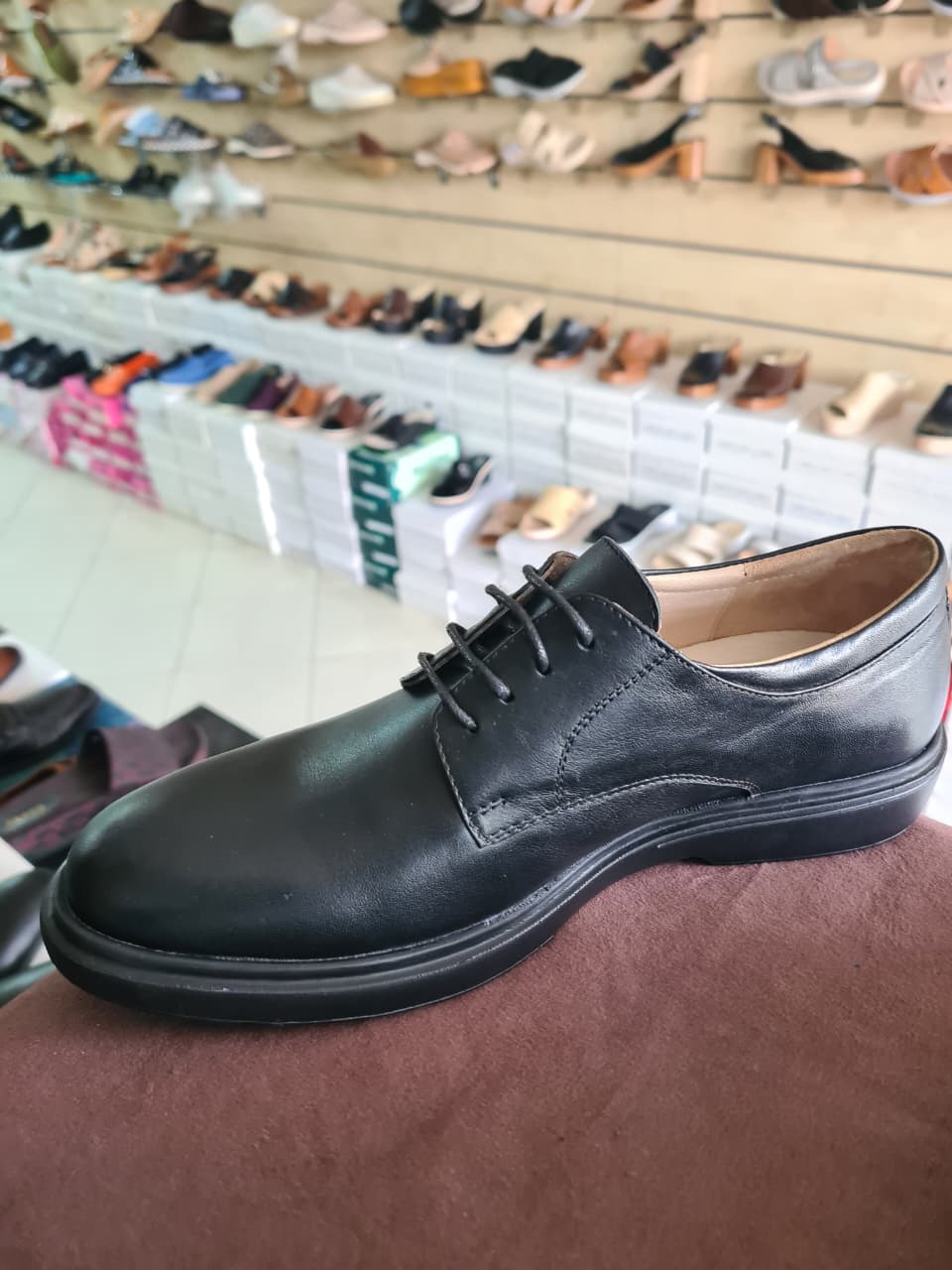Men’s Classic Black Lace-Up Dress Shoes