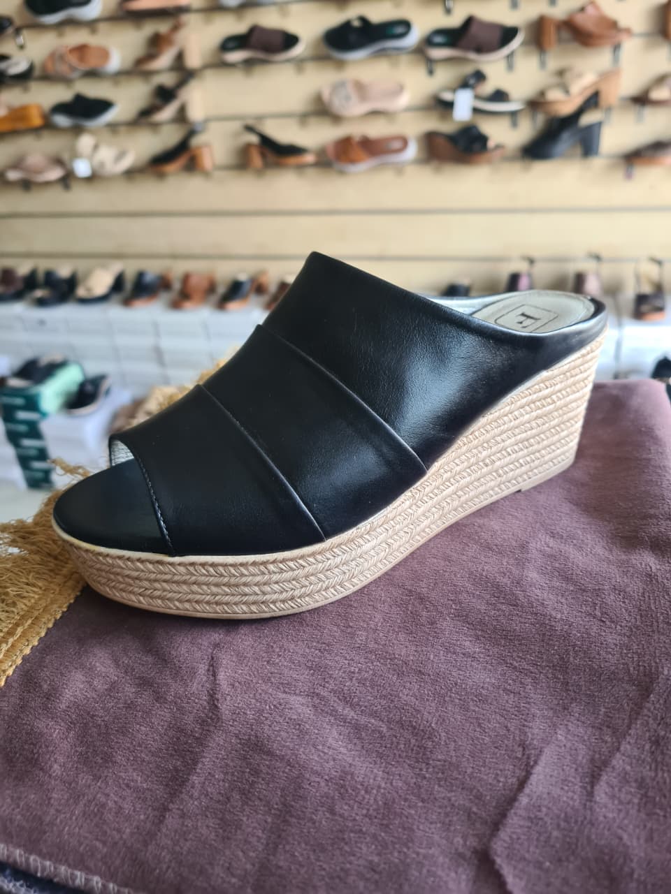 Women's Espadrille Platform Wedge Slide Sandals