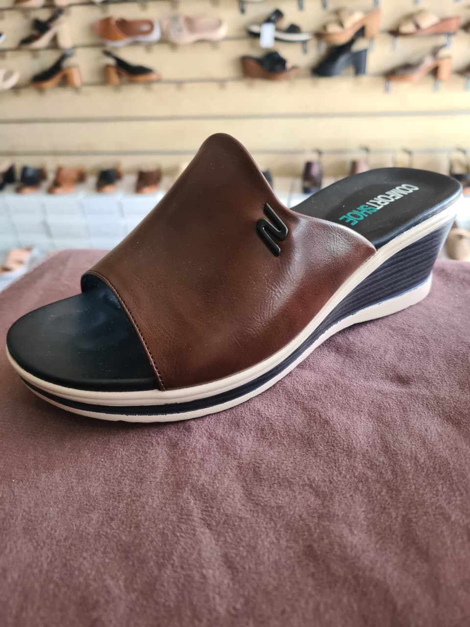 Women’s Brown Wedge Platform Sandals