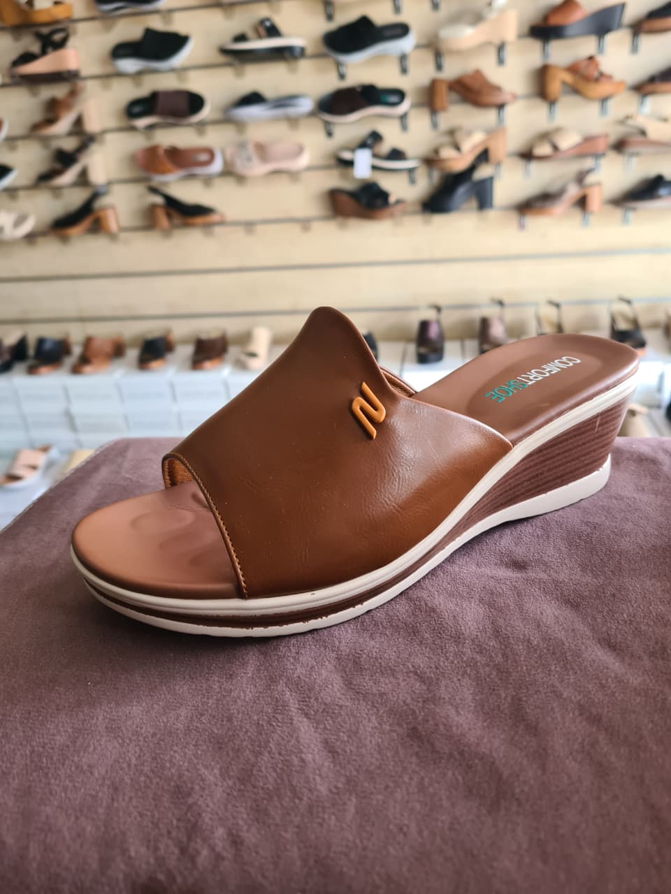 Women’s Brown Wedge Platform Sandals