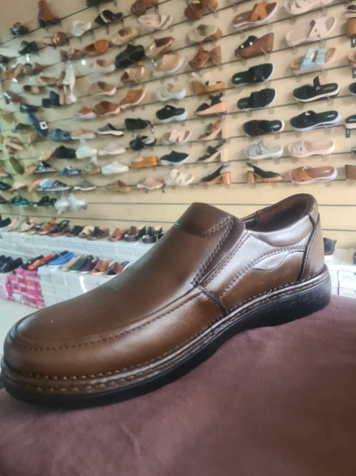 Ahram Classic Leather Slip-On